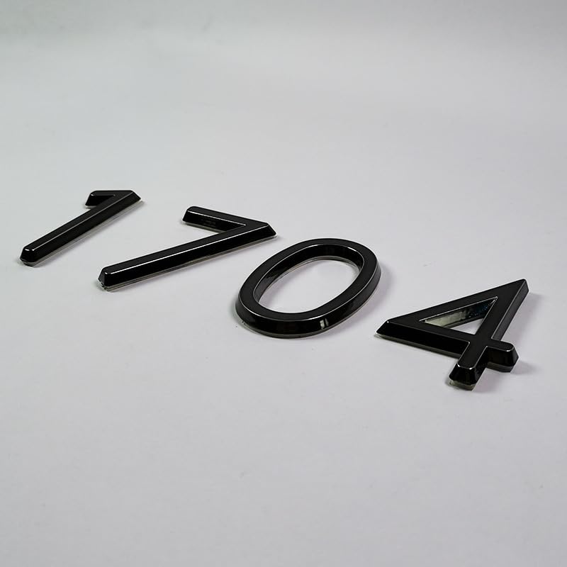 2 Inch 3D Waterproof Self-Adhesive House Numbers 0-9 - Black Mailbox Address Numbers for Outdoor Use on Doors, Garbage Bins, and Mailboxes - Perfect for Home, Office, and Apartment Identification