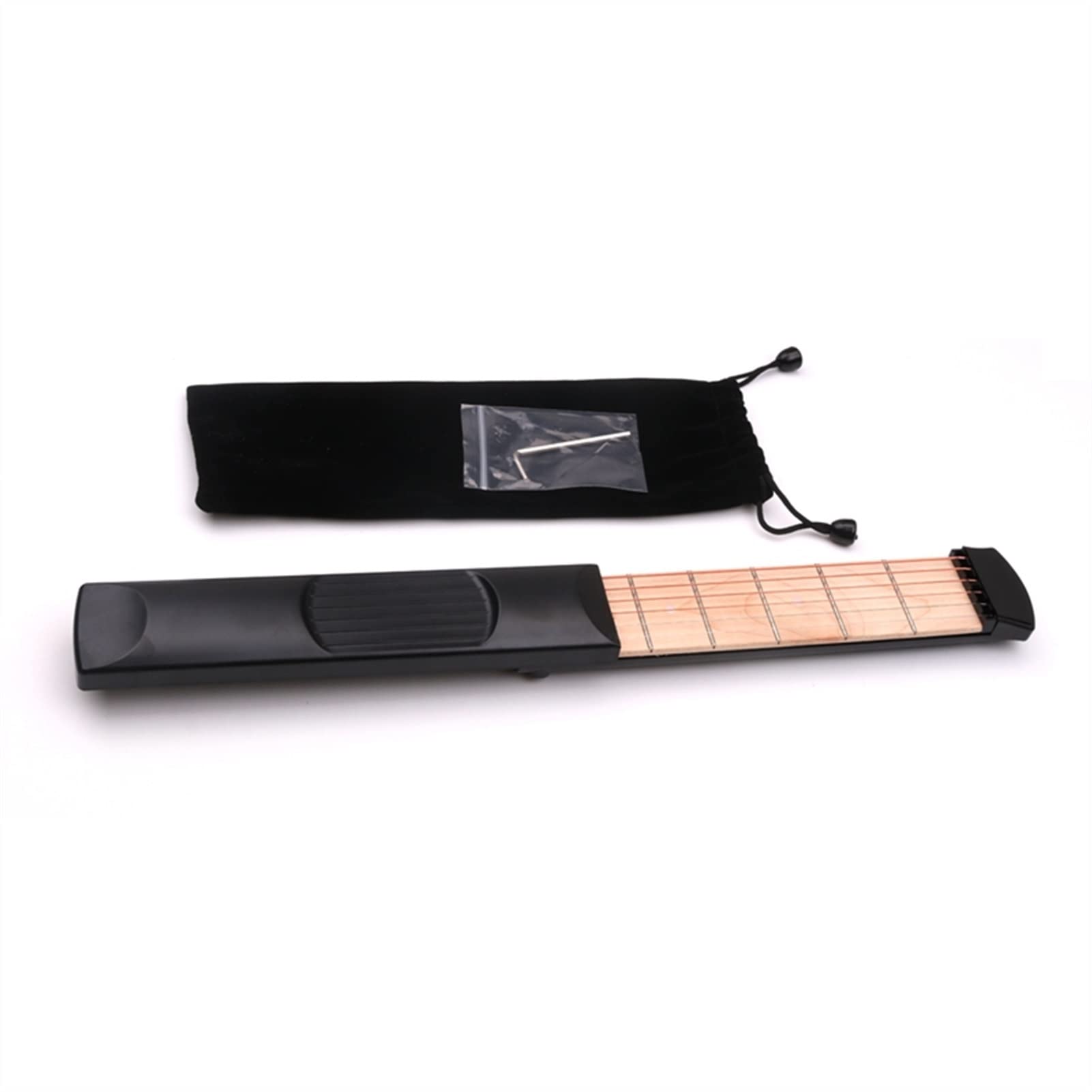 Portable Wooden 6-String Guitar Fret Practice Tool for Beginners & Kids - Chord Trainer, Fingering Aid, Luthier Accessory | Perfect for Travel, Home Practice & Music Lessons