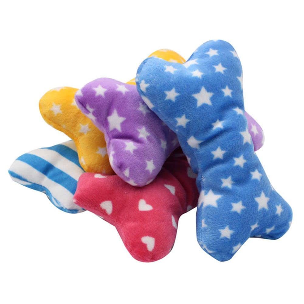 Waywdz Durable Dog Chew Toys - 2 Pack Cartoon Plush Squeaky Toys for Small & Medium Dogs, Bite-Resistant Crocodile & Squirrel Stuffed Animals with Squeakers - Fun Interactive Pet Supplies for Playtime & Training (Random Styles)