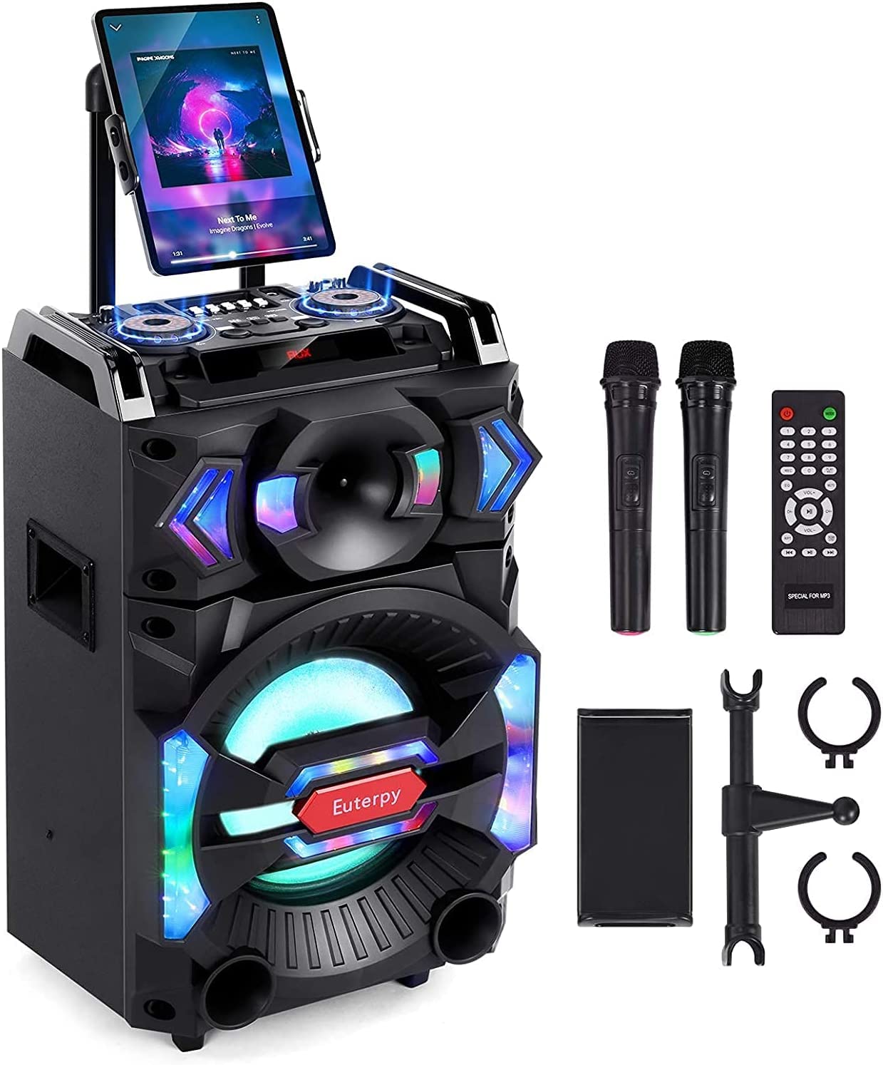 Portable Karaoke Machine for Adults with Bluetooth, 10