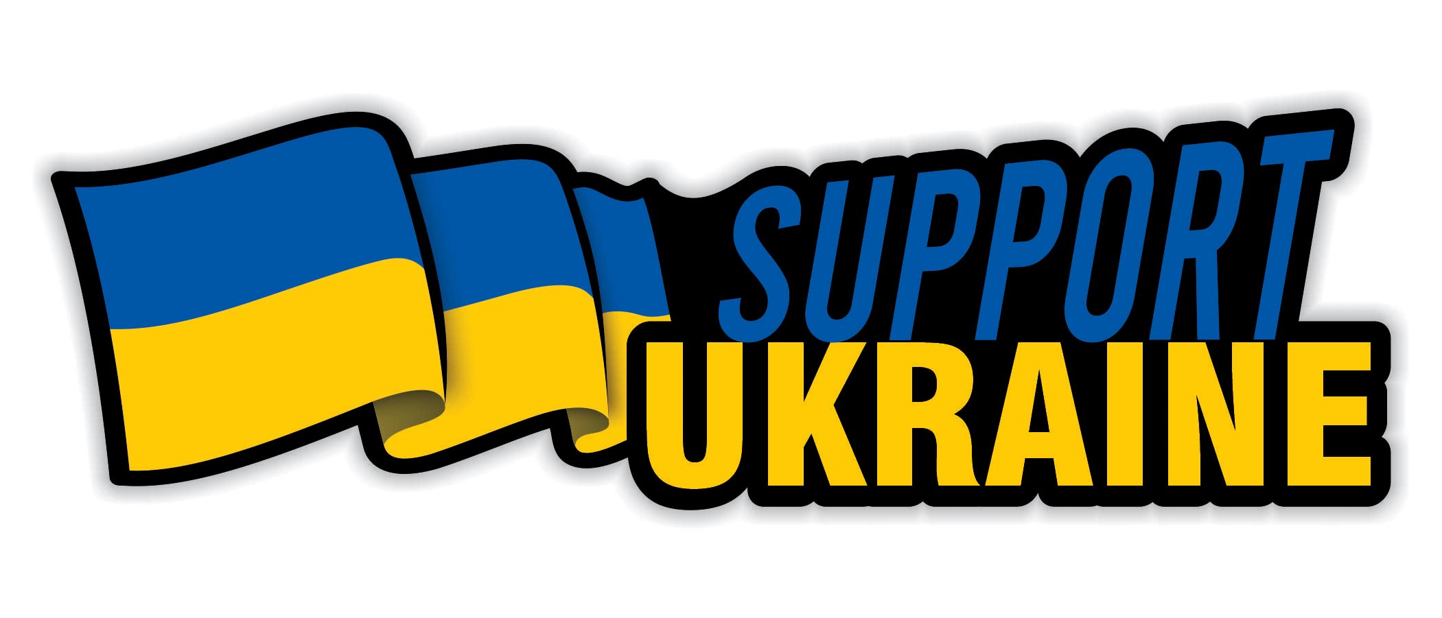 Stand with Ukraine Car Magnet - 10