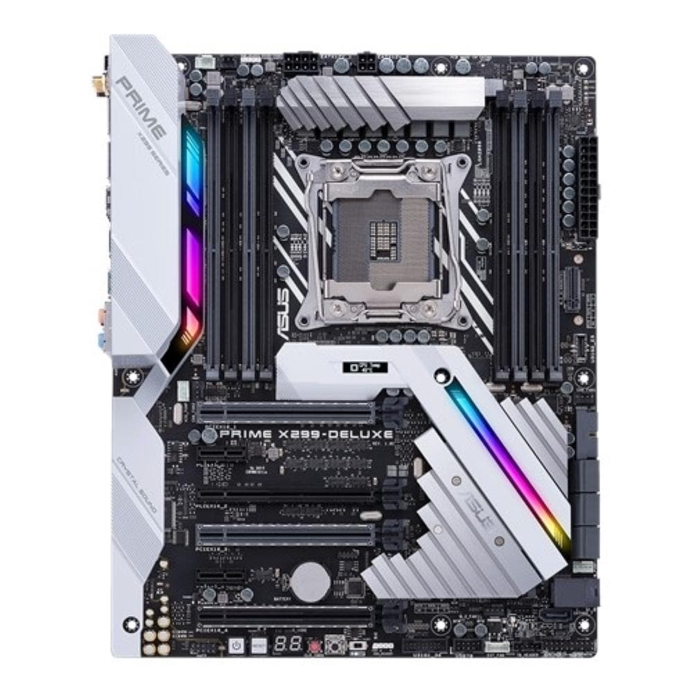 ASUS PRIME X299 DELUXE Motherboard - Intel LGA 2066 Socket, ATX Form Factor, DDR4 Support | Perfect for High-End Gaming PCs, Workstations & Content Creation