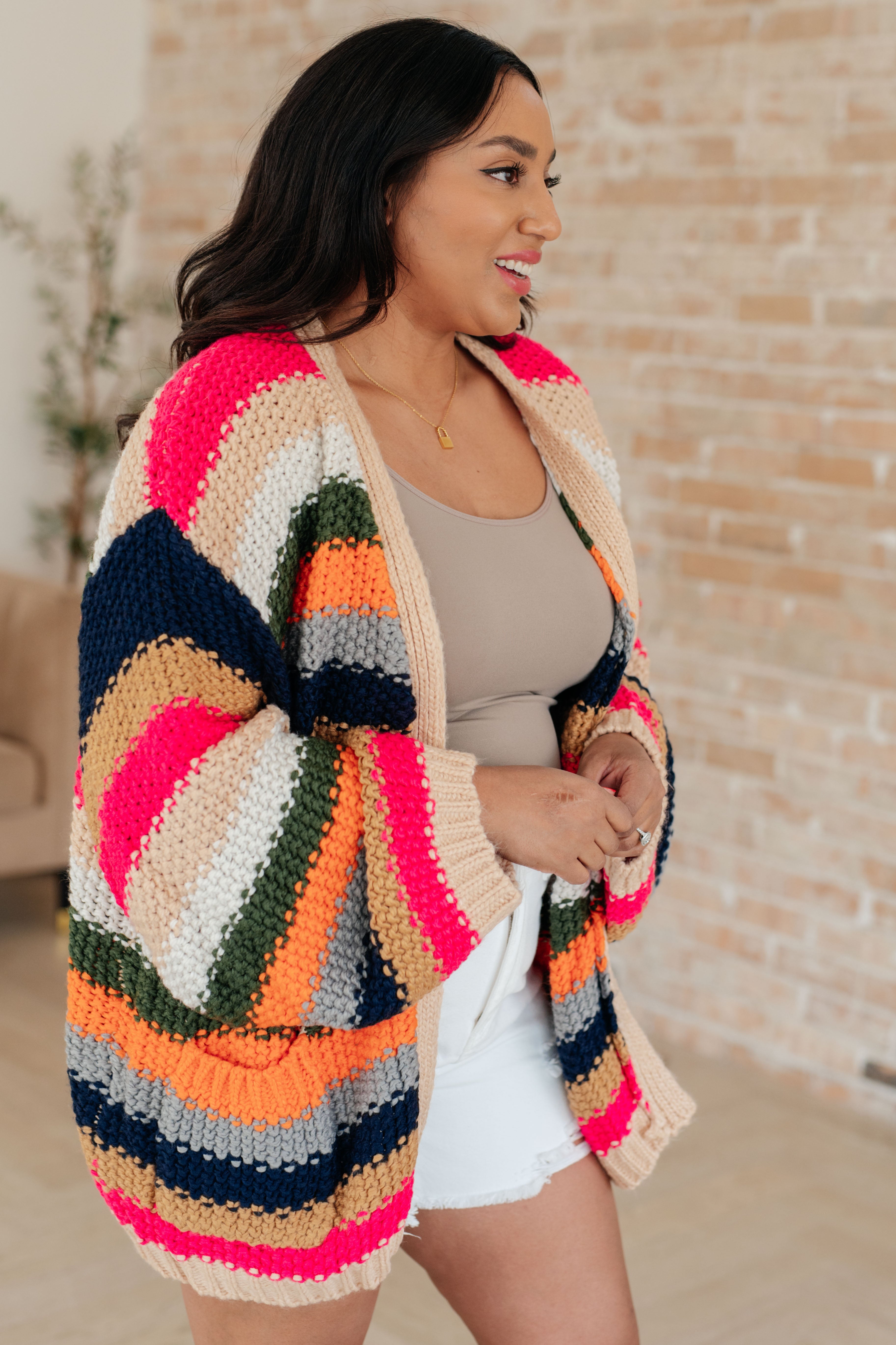 Life in Technicolor Knit Cardigan for Women - Soft & Stylish Open Front Sweater | Perfect for Fall, Winter & Cozy Outfits