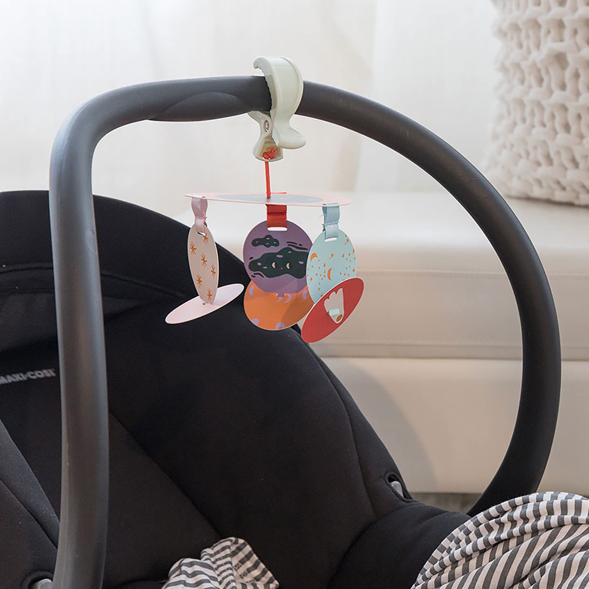 Manhattan Toy Celestial Star Stim Mobile - Developmental Travel Toy for Babies | Soft & Engaging Baby Mobile for Cribs, Strollers & Car Seats | Perfect for Newborns & Infants