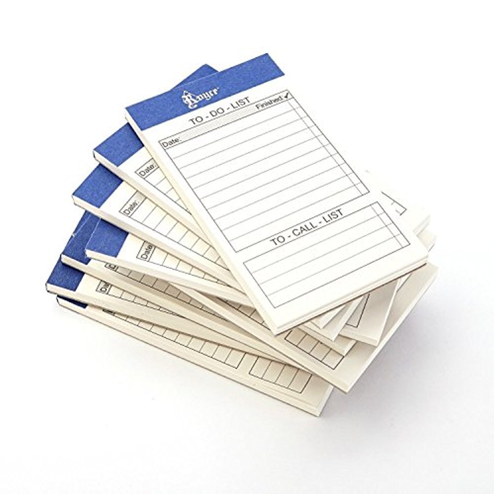 Royce Leather Refill Pack of 30 - Premium To-Do List Notepads & Jotter Pads for Office, Home & Daily Planning | Perfect for Business Professionals, Students & Organized Lifestyles