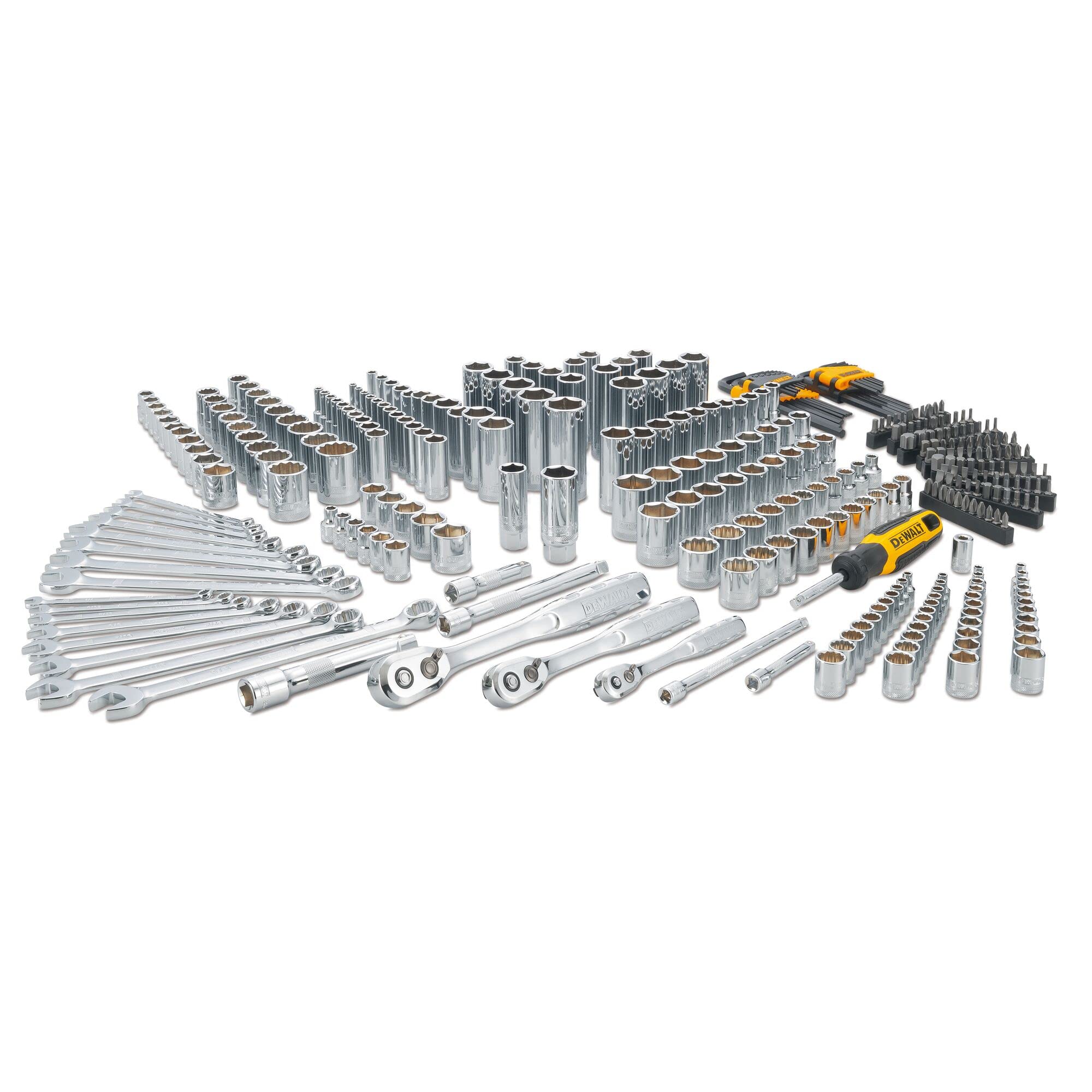 DEWALT 341-Piece Mechanics Tool Set with 1/4