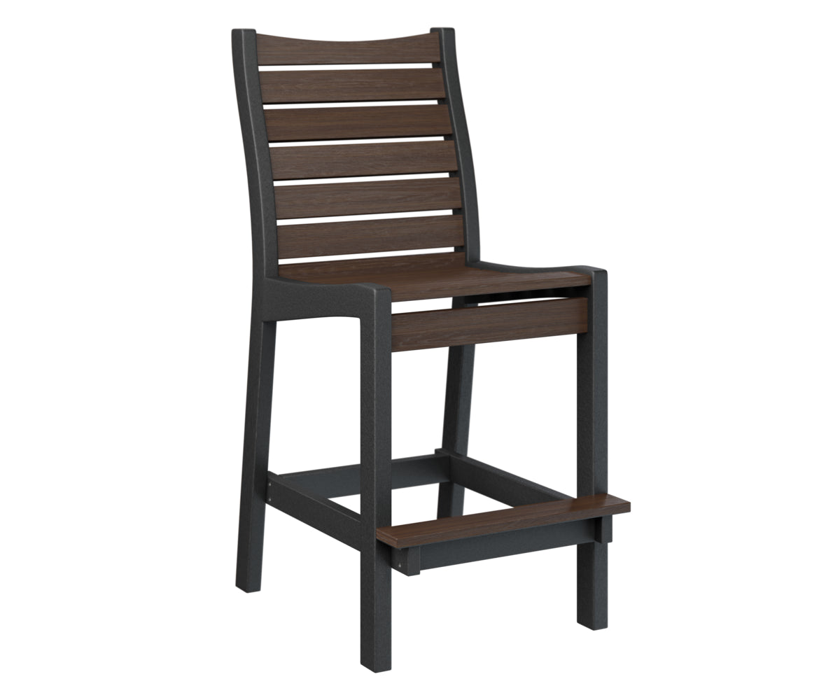Berlin Gardens Bristol Bar Chair - Adjustable Height Outdoor Bar Stool for Patio, Deck, and Kitchen Counter - Perfect for Entertaining and Relaxing