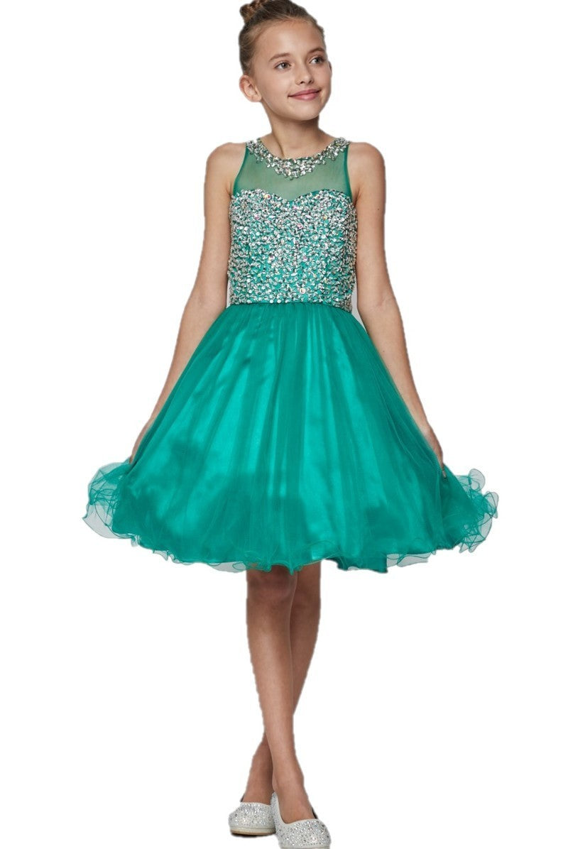 Beautiful Flower Girl Dress 8501 - Elegant Party Gown for Weddings, Baptisms & Special Occasions