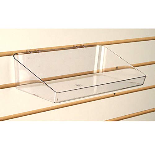 Clear Acrylic Tray Display Bin for Pegboard & Slatwall - 6