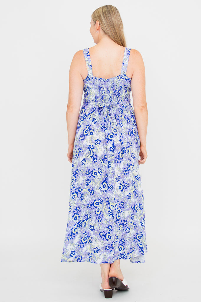 Coraline Dress - Elegant Dazzle Linen Bamboo Summer Dress for Women | Perfect for Beach Vacations, Garden Parties & Date Nights