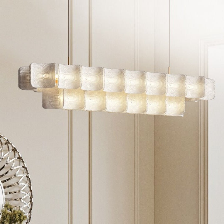 Elegant Acrylic Chandelier - Modern Crystal Ceiling Light Fixture for Dining Room, Living Room, Bedroom Decor