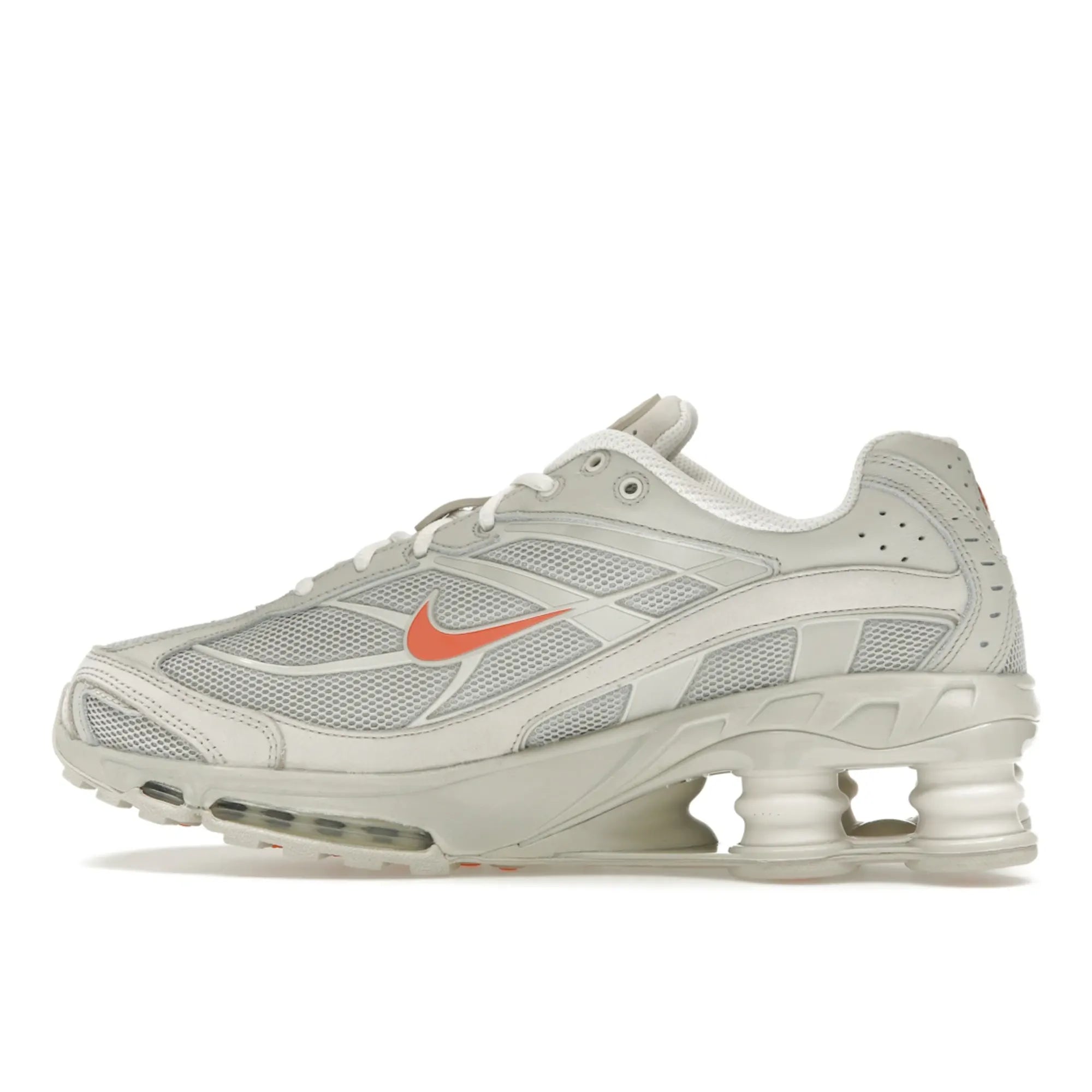 Nike Shox Ride 2 Running Shoes for Men - Light Bone/Turf Orange - Cushioned Athletic Sneakers for Jogging, Gym Workouts & Casual Wear