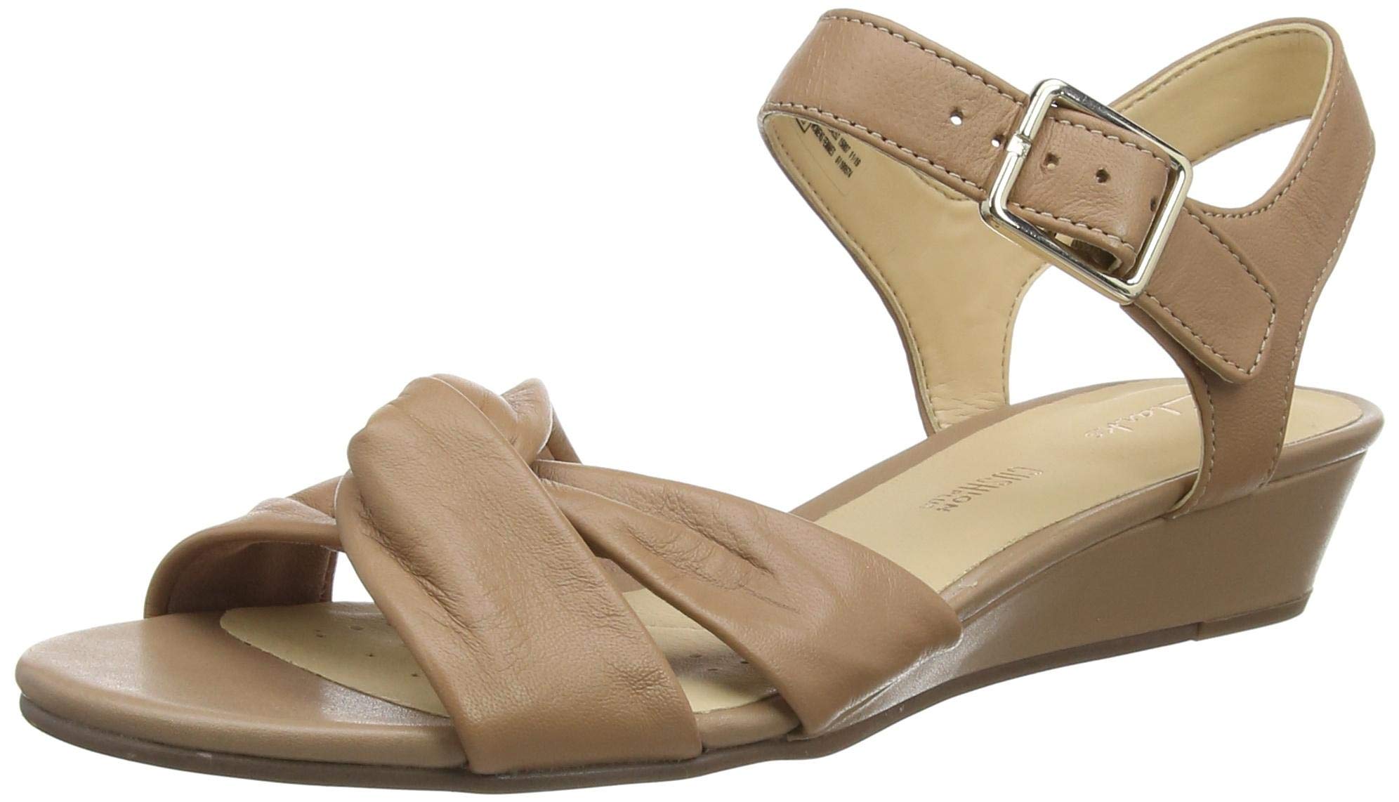 Clarks Women's Comfortable Ankle Strap Sandals - Stylish Summer Casual Shoes for Walking, Beach & Outdoor Activities
