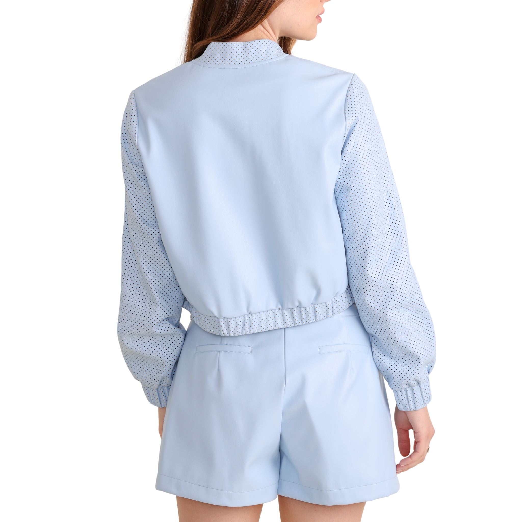 Stylish Terry Cornflower Jacket for Women - Lightweight Spring & Fall Outerwear - Perfect for Casual Outings, Work Commutes & Weekend Getaways