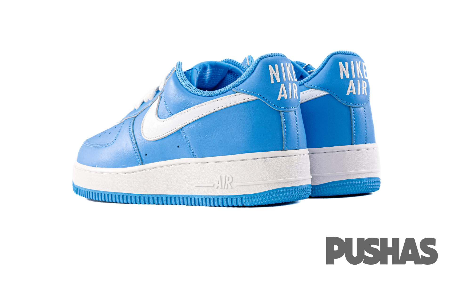 Nike Air Force 1 Low '07 Retro Sneakers - University Blue Color of the Month (2022) | Men's Basketball Shoes for Casual Wear & Street Style Fashion