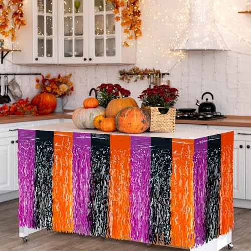 Black, Orange, Purple