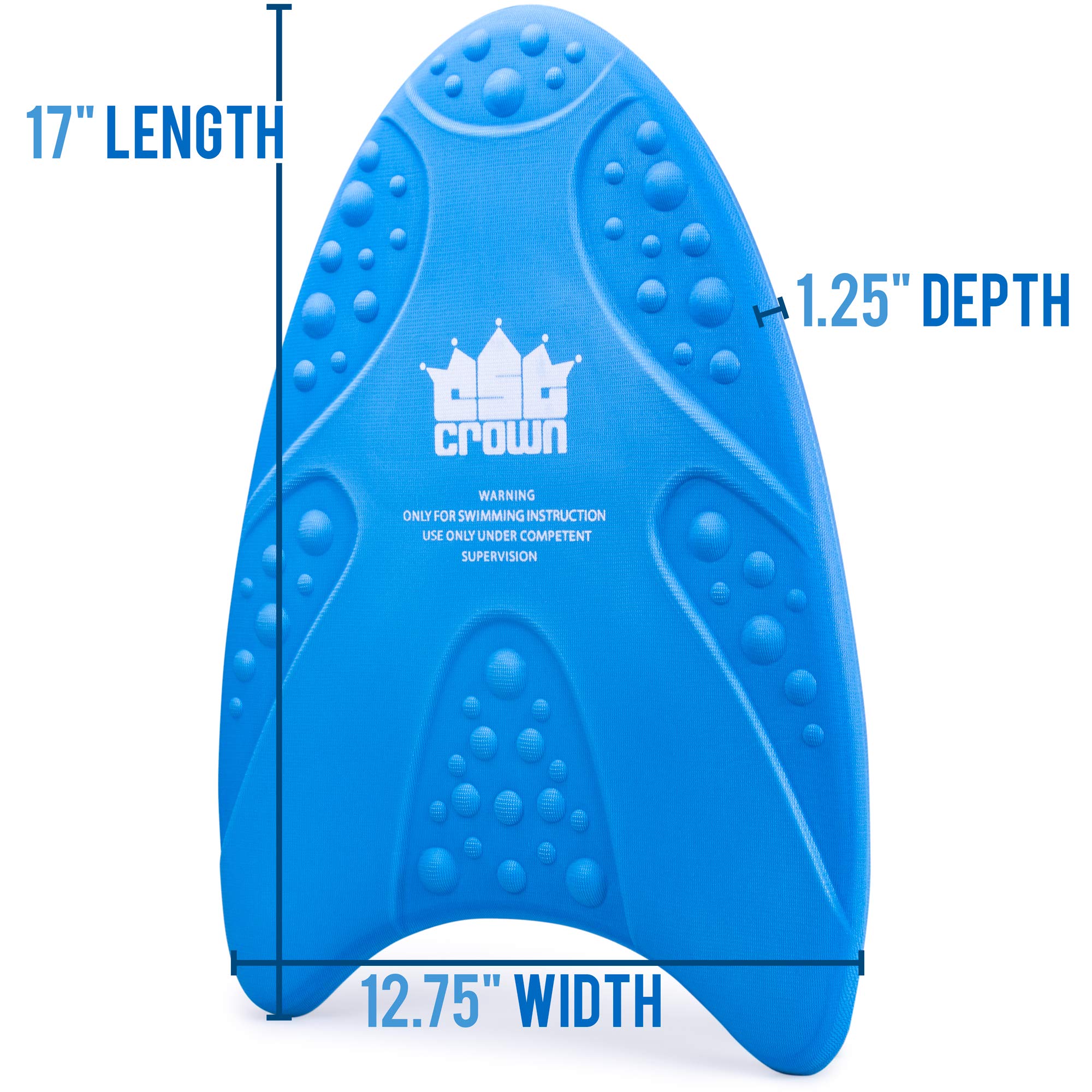 Arrowhead Swimming Kickboard - Lightweight Hydrodynamic Swim Training Board with Ergonomic Hand Grips & Fast EVA Foam - Professional Swim Equipment for Pools, Coaches & Swim Teams - Perfect for Lap Swimming, Swim Lessons & Water Aerobics