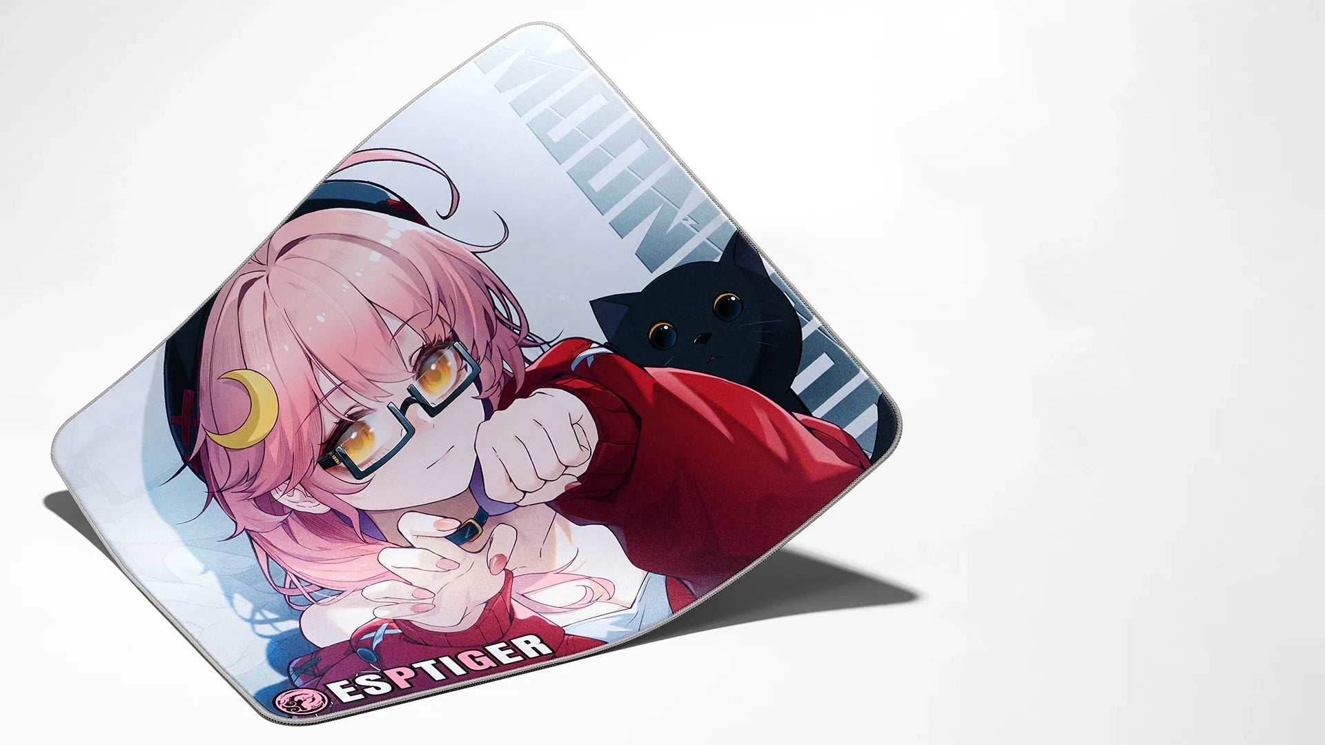 Esports Tiger x MoonDrop Neon V2 Gaming Mouse Pad - Ultra Smooth Surface for FPS, MOBA & eSports - Perfect for PC, Laptop & Office Use