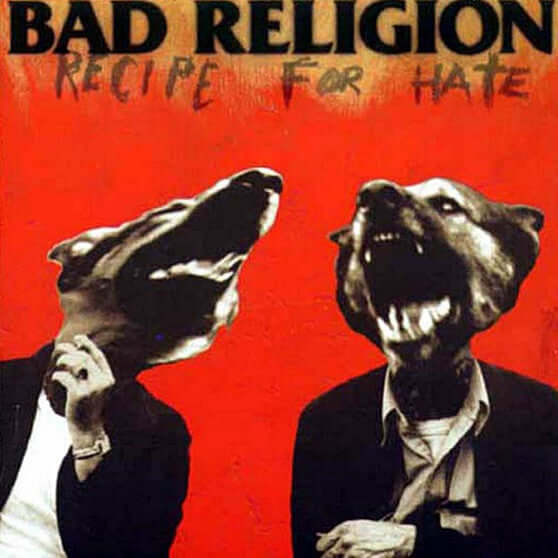 Bad Religion – Recipe For Hate LP | Punk Rock Vinyl Record | Perfect for Collectors & Music Lovers | Great for Home Listening & Gifts