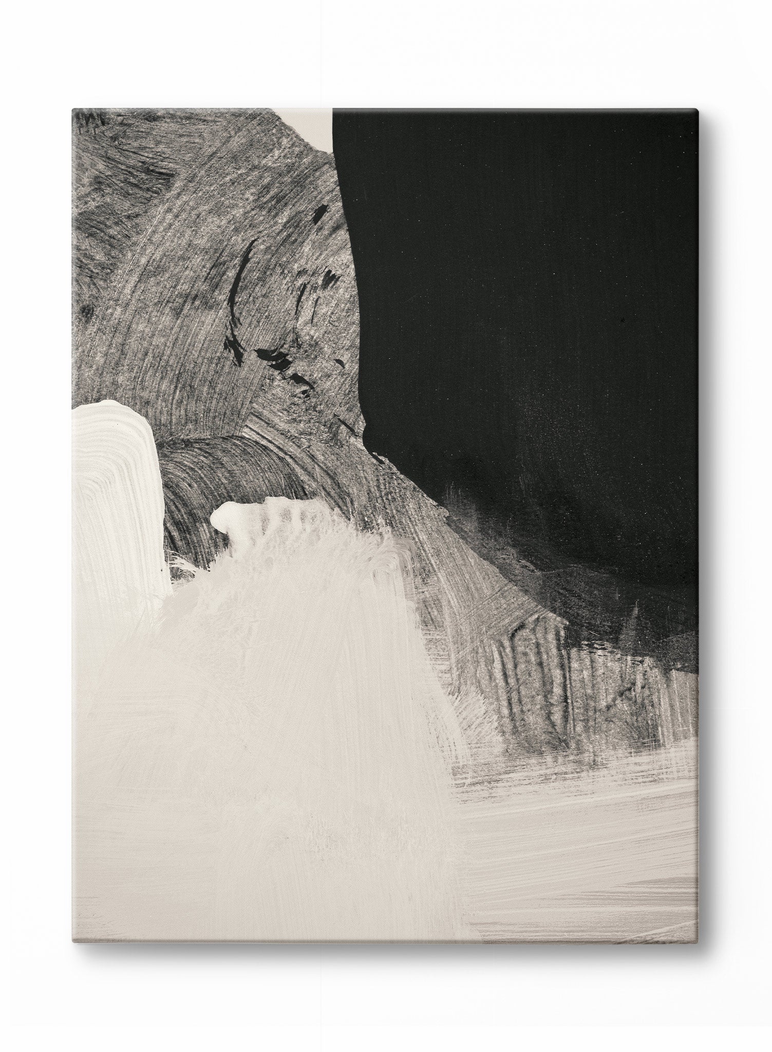 Abstract Contrasting Planes Art Poster - Modern Wall Decor for Living Room, Bedroom & Office - High Quality Print for Home & Office Aesthetics