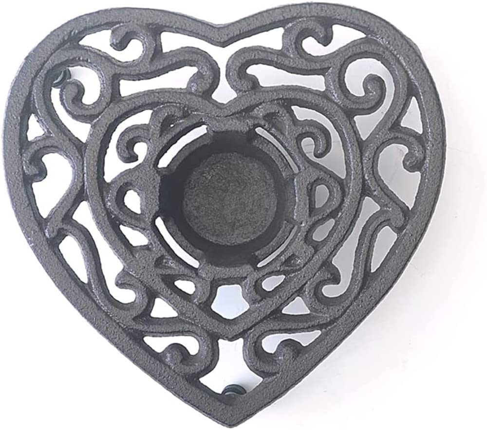 Cast Iron Teapot Warmer with Candle Holder - Heavy Duty Trivet for Coffee, Tea & Food Heating - Decorative Tealight Stand for Kitchen & Dining Room - Perfect for Tea Ceremonies, Coffee Breaks & Romantic Dinners