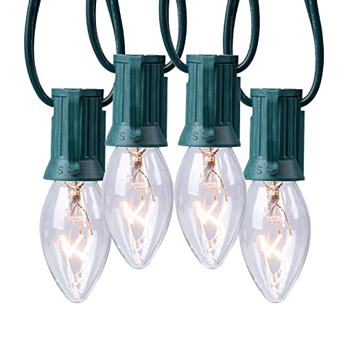 Clear Bulb Green Wire