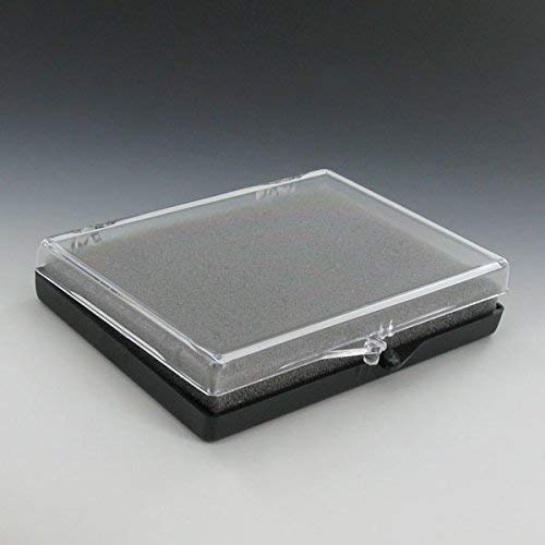 24-Pack Large Plastic Hinged Medal Display Case 3.5 x 4.625 x 0.5 Inch - Perfect for Sports Awards, Academic Trophies & Keepsake Storage