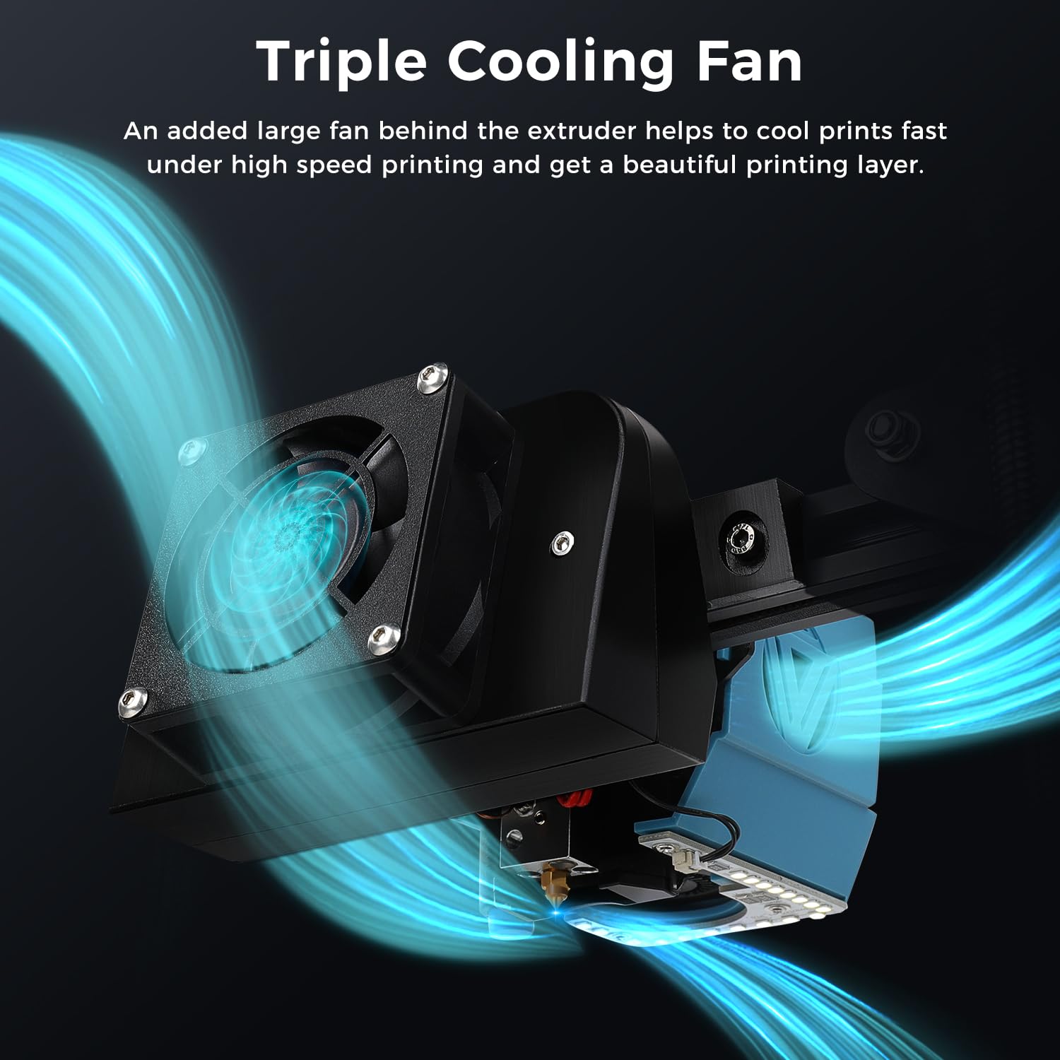 Sovol SV07 High-Speed 3D Printer with Klipper Firmware - 5 Inch Touch Screen, 500mm/s Max Print Speed, 300℃ All Metal Hotend, Direct Drive, Auto Leveling, Meanwell Power Supply - Perfect for Home DIY, Prototyping & Hobbyist Projects (Print Size 8.66x8.66x9.84in)