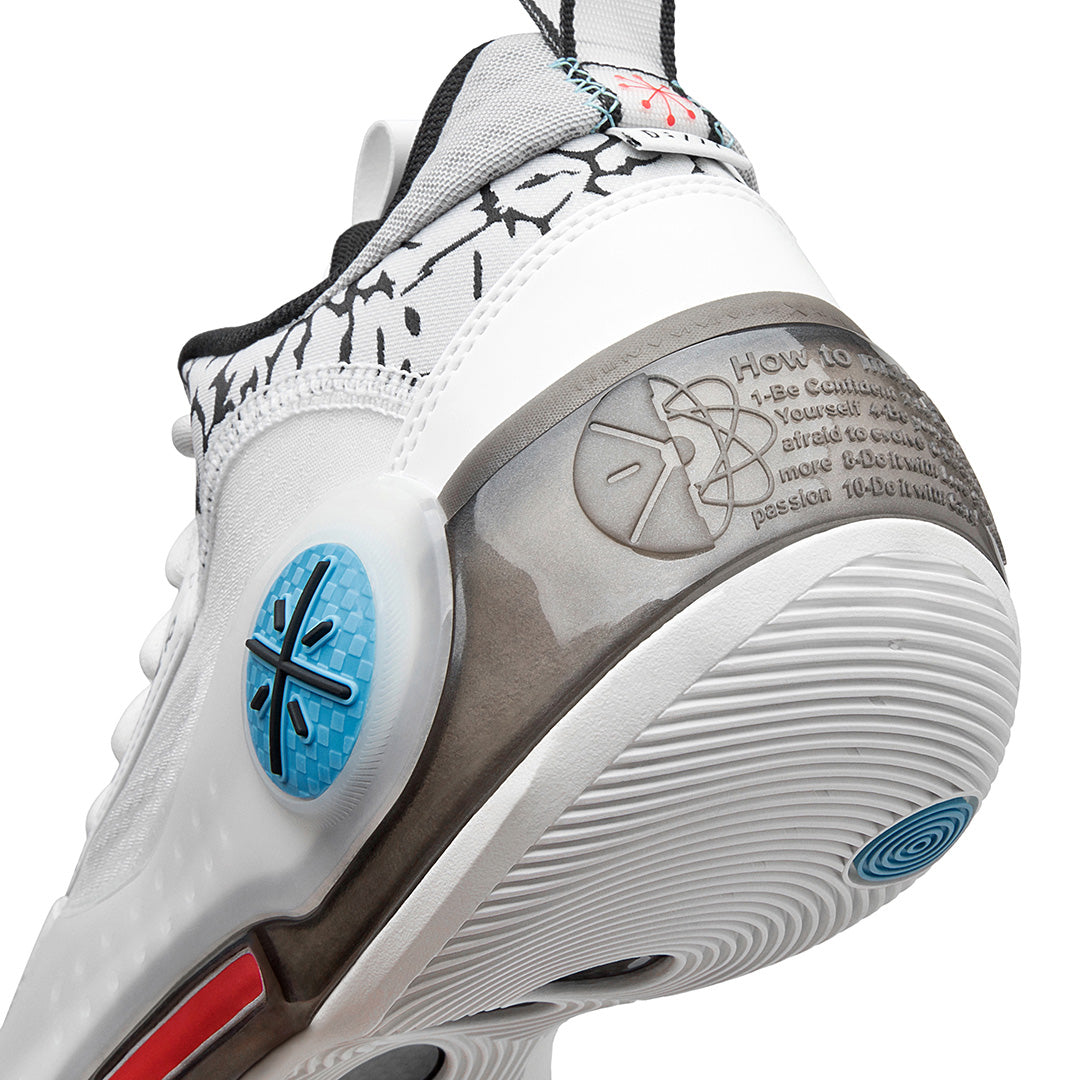 Way of Wade 10 Low Top Basketball Shoes - Black Flash Colorway - Performance Sneakers for Men's Basketball & Streetwear Fashion