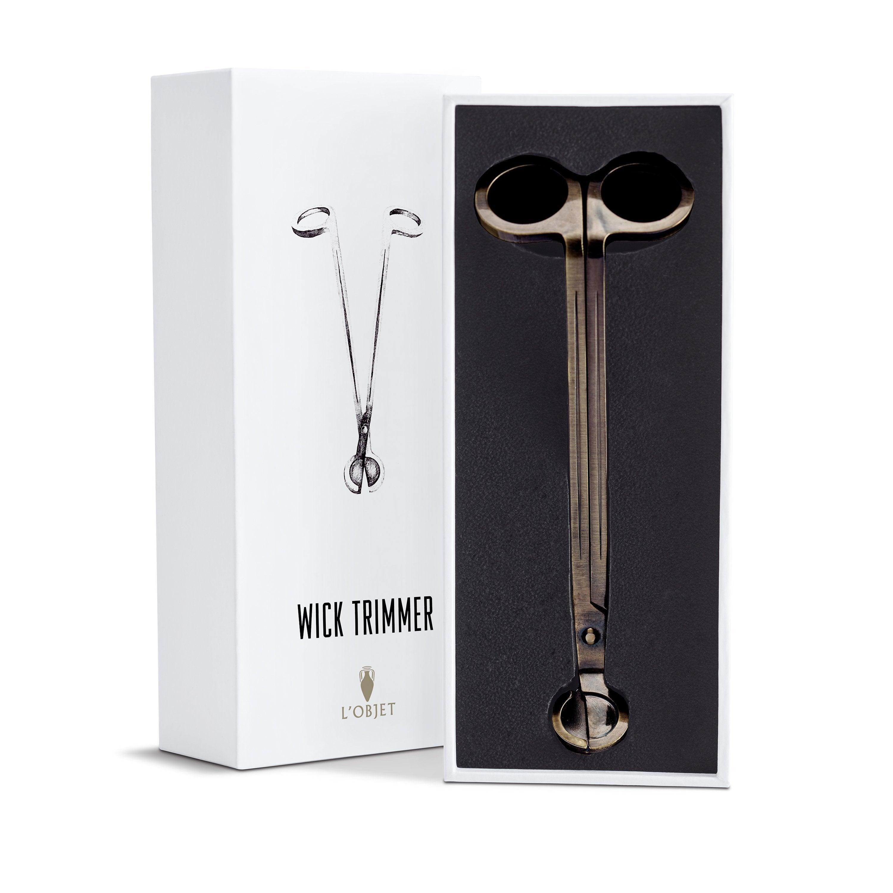 Premium Wick Trimmer for Candles - Stainless Steel Candle Wick Scissors with Wooden Handle - Perfect for Home Decor, Aromatherapy & Relaxation
