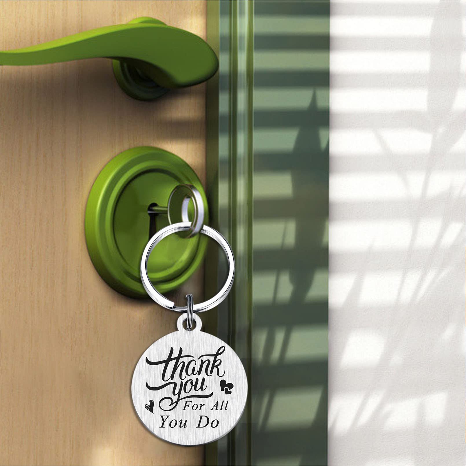 Yobent Thank You Keychain for Coworkers, Teachers, Employees - Appreciation Gifts for All Occasions