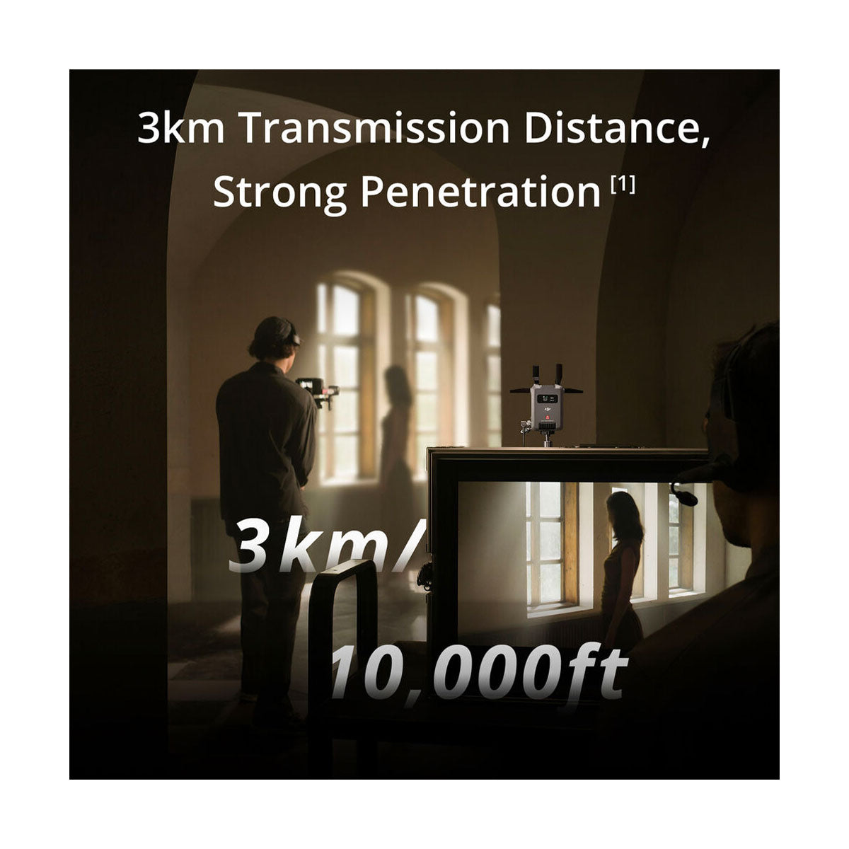 DJI SDR Transmission Combo - Professional Wireless Video Transmission System for Drones & Cameras - Perfect for Aerial Photography, Live Streaming & Film Production