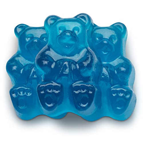 5 Pound Bulk Gummi Bear Candy - All City Candy Flavorful, Fresh & Soft Gummy Bears in Blue Raspberry & Assorted Fruit Flavors | World's Best Gummy Candy for Parties, Movie Nights & Office Snacks