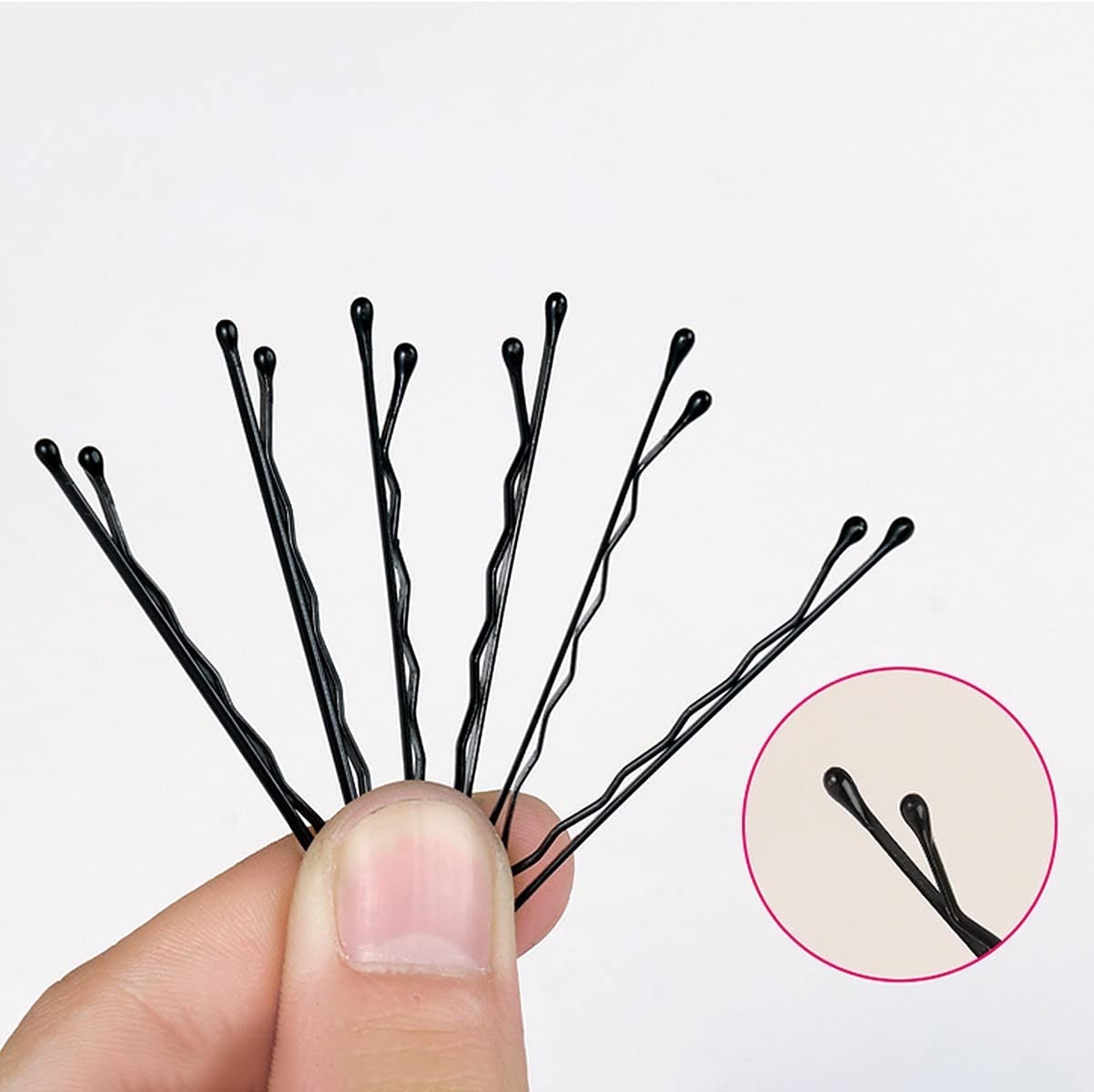 Premium Bobby Hair Pins 100pcs with Box - Hair Styling Clips for Salon & Home Use