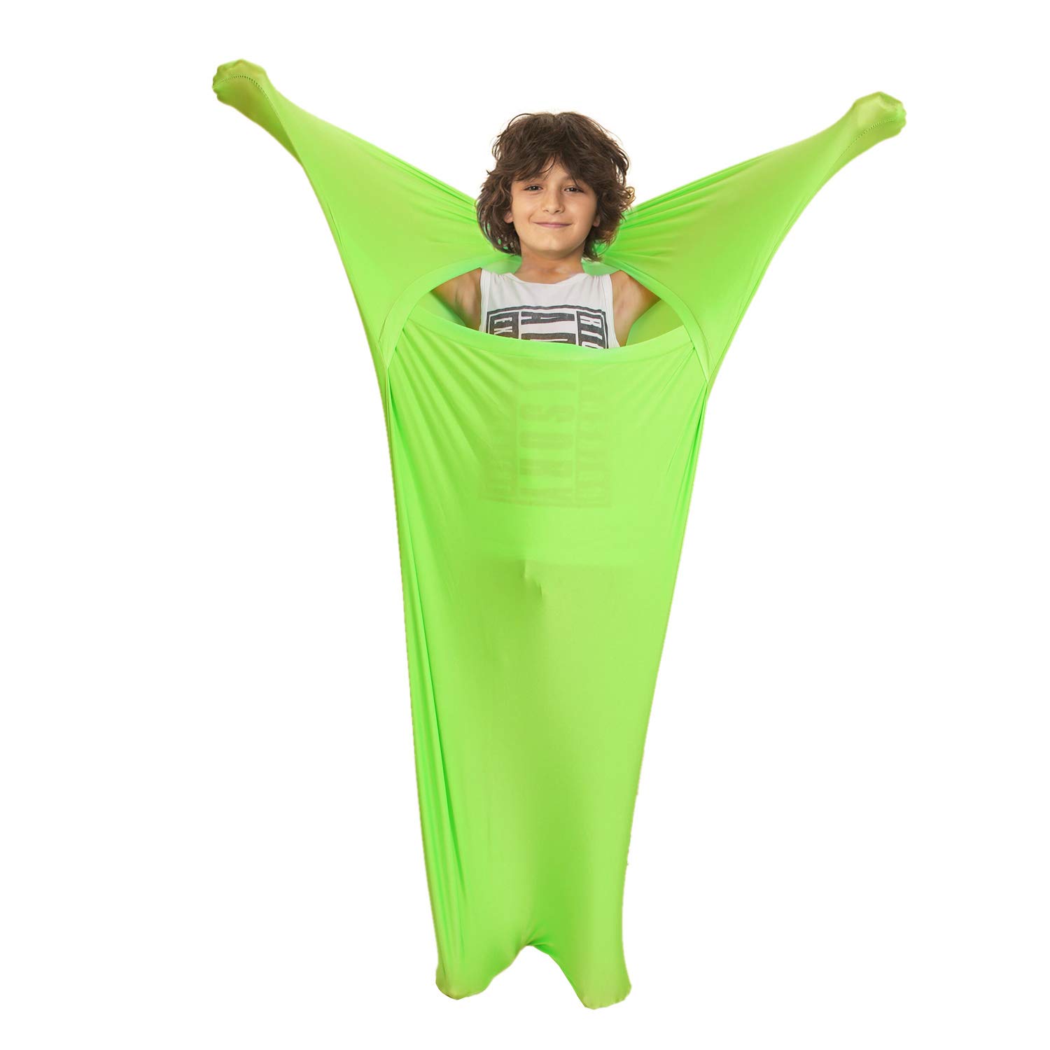 Alnkids Dynamic Movement Sensory Body Sock for Kids - Stretchy Sensory Compression Sack for Autism, ADHD & Calming - Updated Version - Perfect for Therapy, Yoga & Sensory Play at Home or School