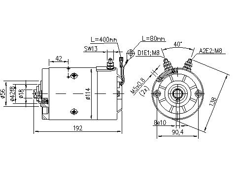 MAHLE Letrika 12VDC Unidirectional Clockwise Motor 1.6kW 2750rpm - AMJ5884 (AMJ5701) Replacement Part for Industrial Equipment, Automotive Applications & DIY Projects