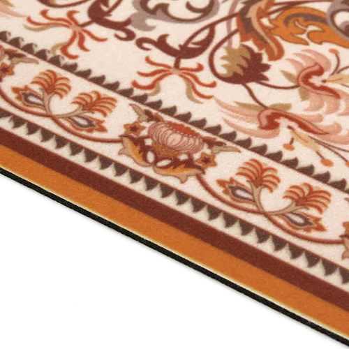 Bohemian Style Persian Rug Mouse Pad - 18cm x 28cm, 2mm Thick Non-Slip Desk Mat for Gaming, Office & Home Decor