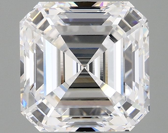 2.89 Carat D Color VVS2 Clarity Asscher Cut Lab-Created Diamond | Engagement Ring, Wedding Band, Anniversary Jewelry Gift