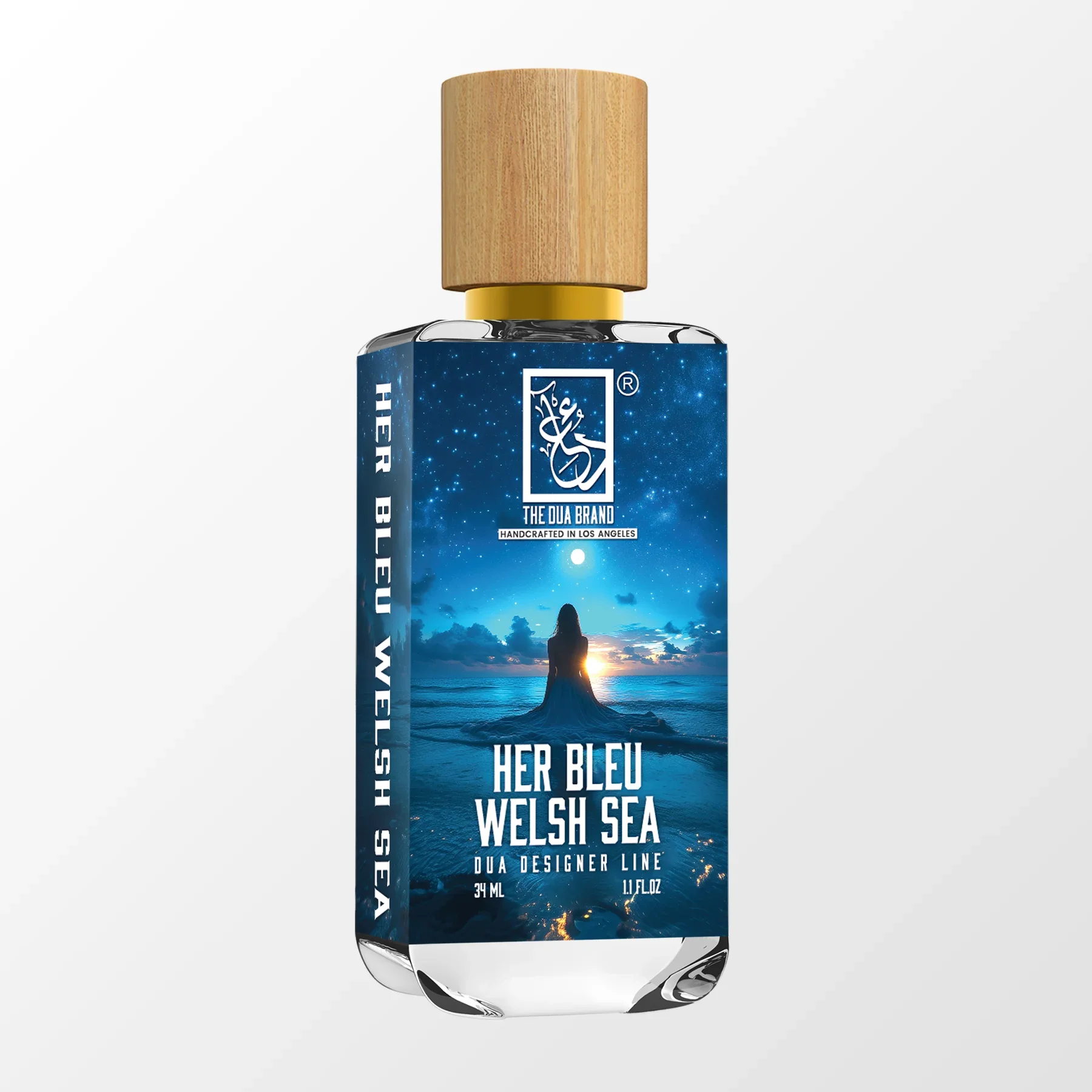 Her Bleu Welsh Sea Salt Scrub - Exfoliating & Moisturizing Body Scrub with Natural Minerals for Soft, Smooth Skin | Spa Quality Skincare Gift for Women, Perfect for Relaxing Bath & Self Care Routine