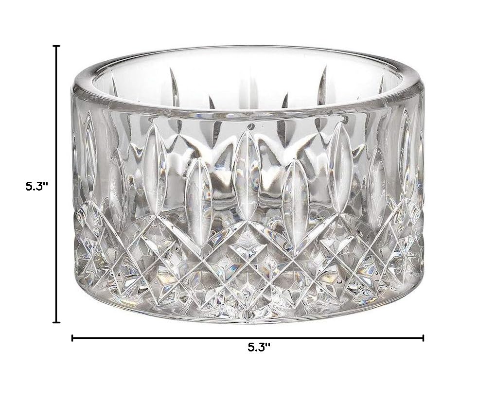 Waterford Lismore Crystal Bottle Coaster Set of 4 - Elegant Drink Coasters for Wine, Whiskey & Cocktail Glasses - Perfect for Home Bar, Dinner Parties & Gift Giving