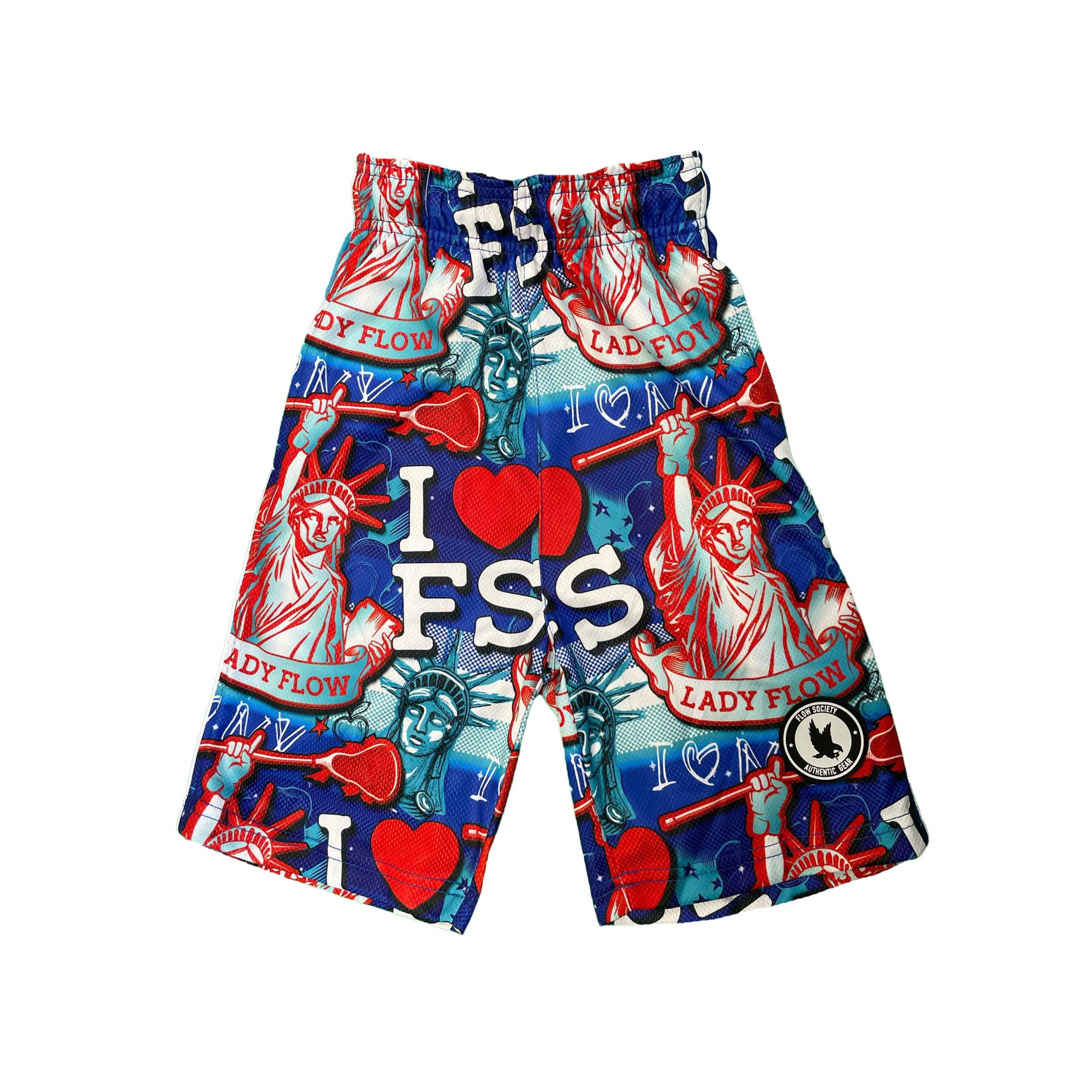 Men's Lady Liberty Flow Shorts - Lightweight & Breathable Running Shorts for Gym, Jogging & Outdoor Activities