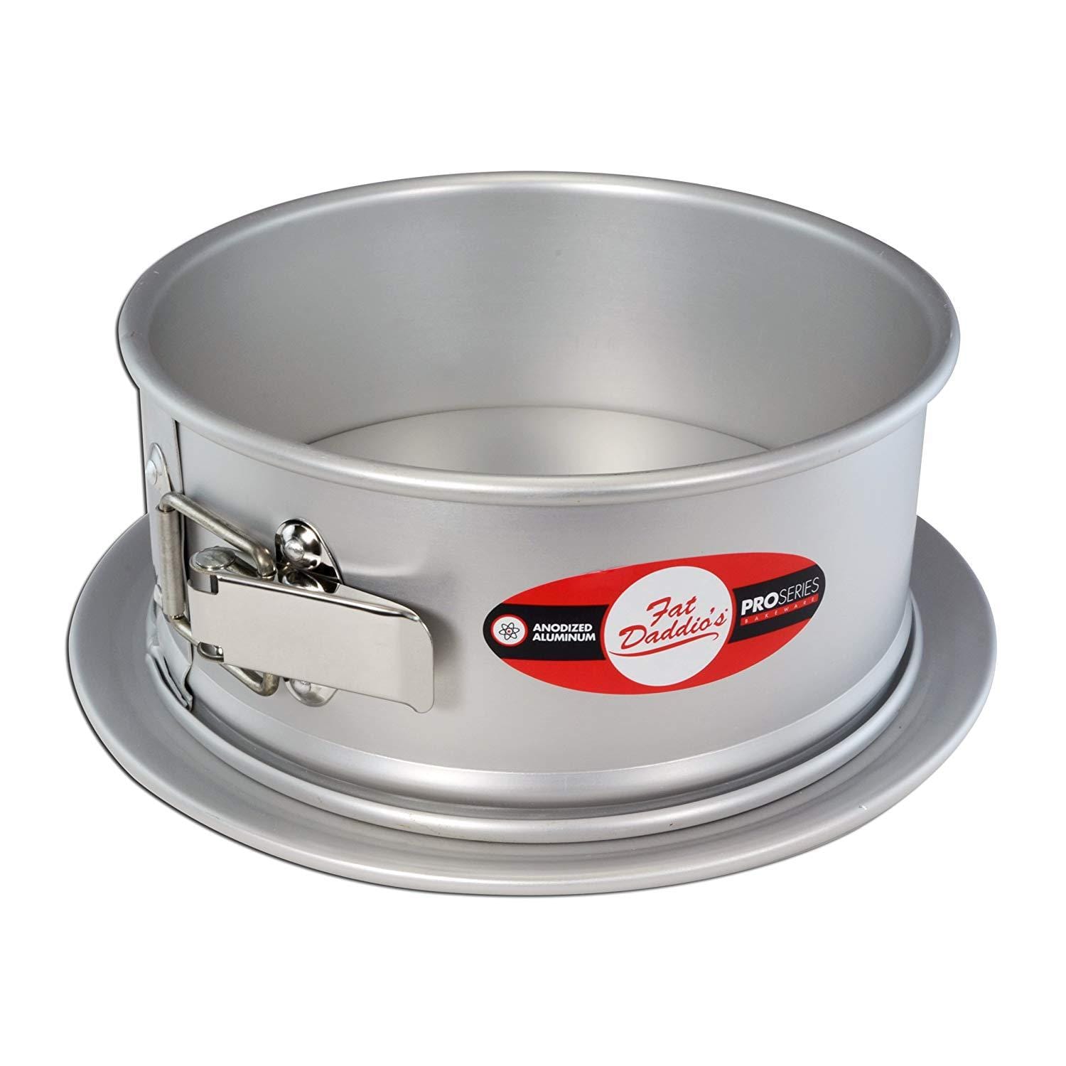 Fat Daddio's 9-Inch Springform Pan - Non-Stick Removable Bottom for Cheesecakes, Cakes & Pies - Perfect for Baking, Desserts & Party Serving