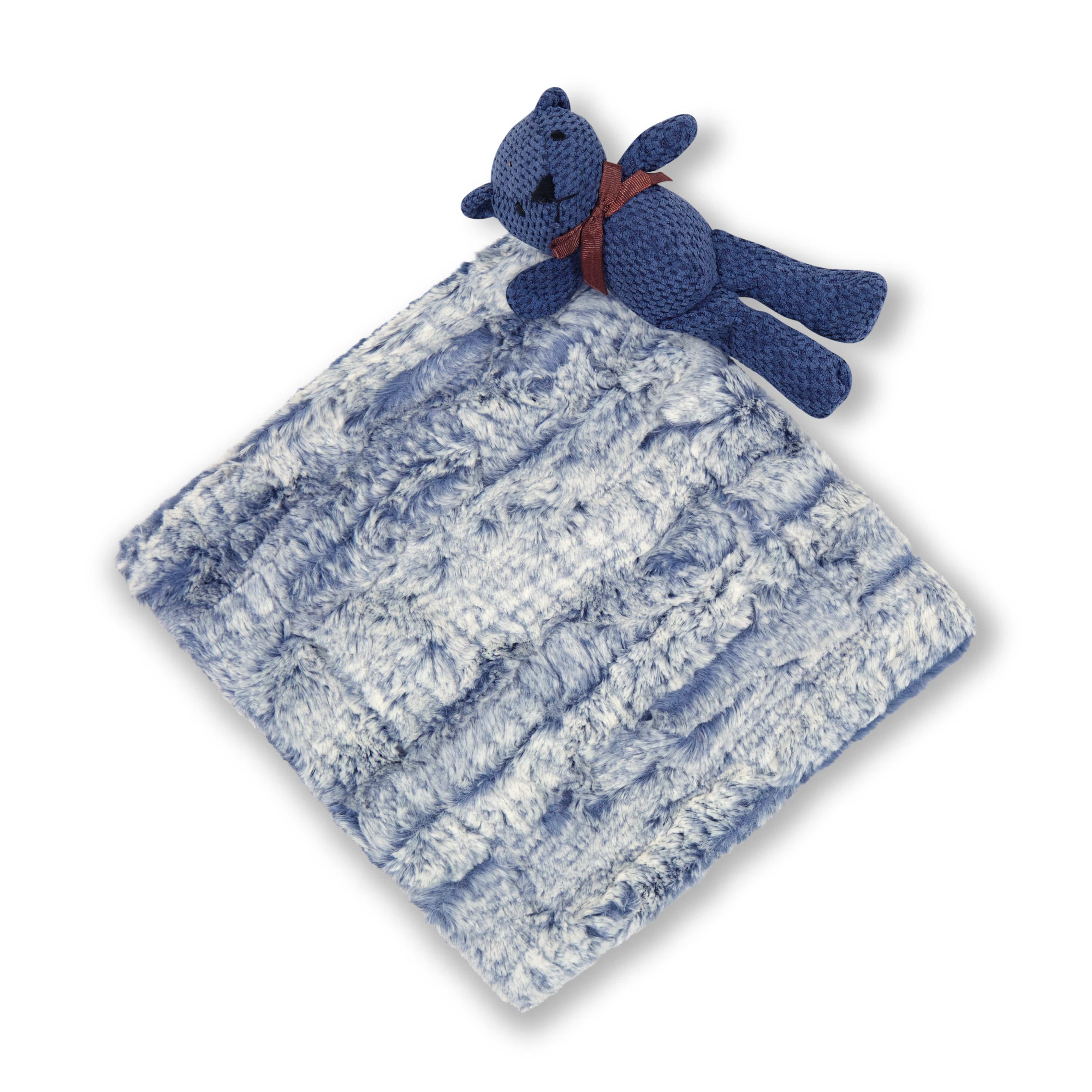 Zandino Couture Soft Baby Security Blanket - Ultra Comfortable & Breathable for Newborns & Toddlers - Perfect for Naptime, Travel & Soothing Fussy Babies