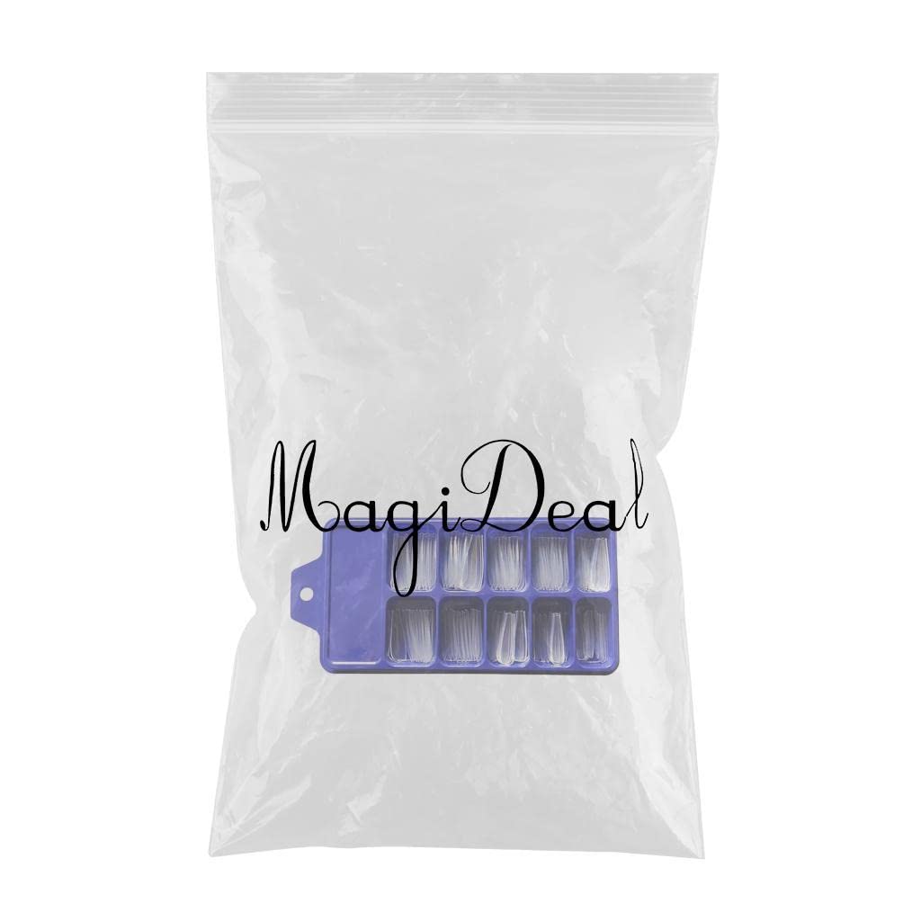 VMS INDIA Press on Fake Nails - French Style Artificial Nails for Women & Girls, DIY Nail Art Kit, Salon Quality, Transparent False Nails - Perfect for Parties, Weddings, and Daily Wear