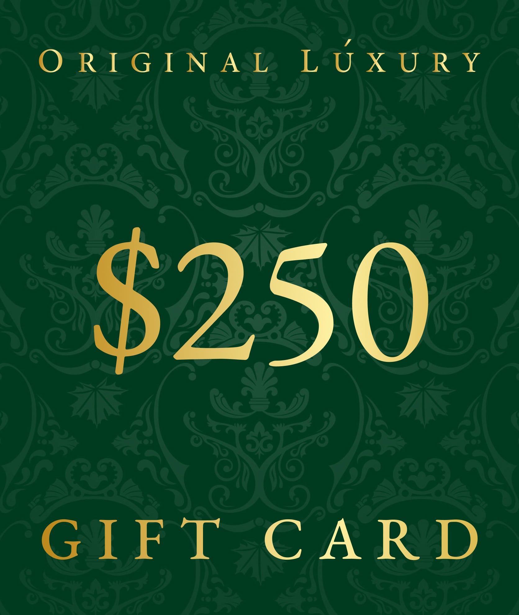 Luxury Gift Card - $250 Value | Perfect for Birthdays, Holidays & Special Occasions | Elegant & Thoughtful Present