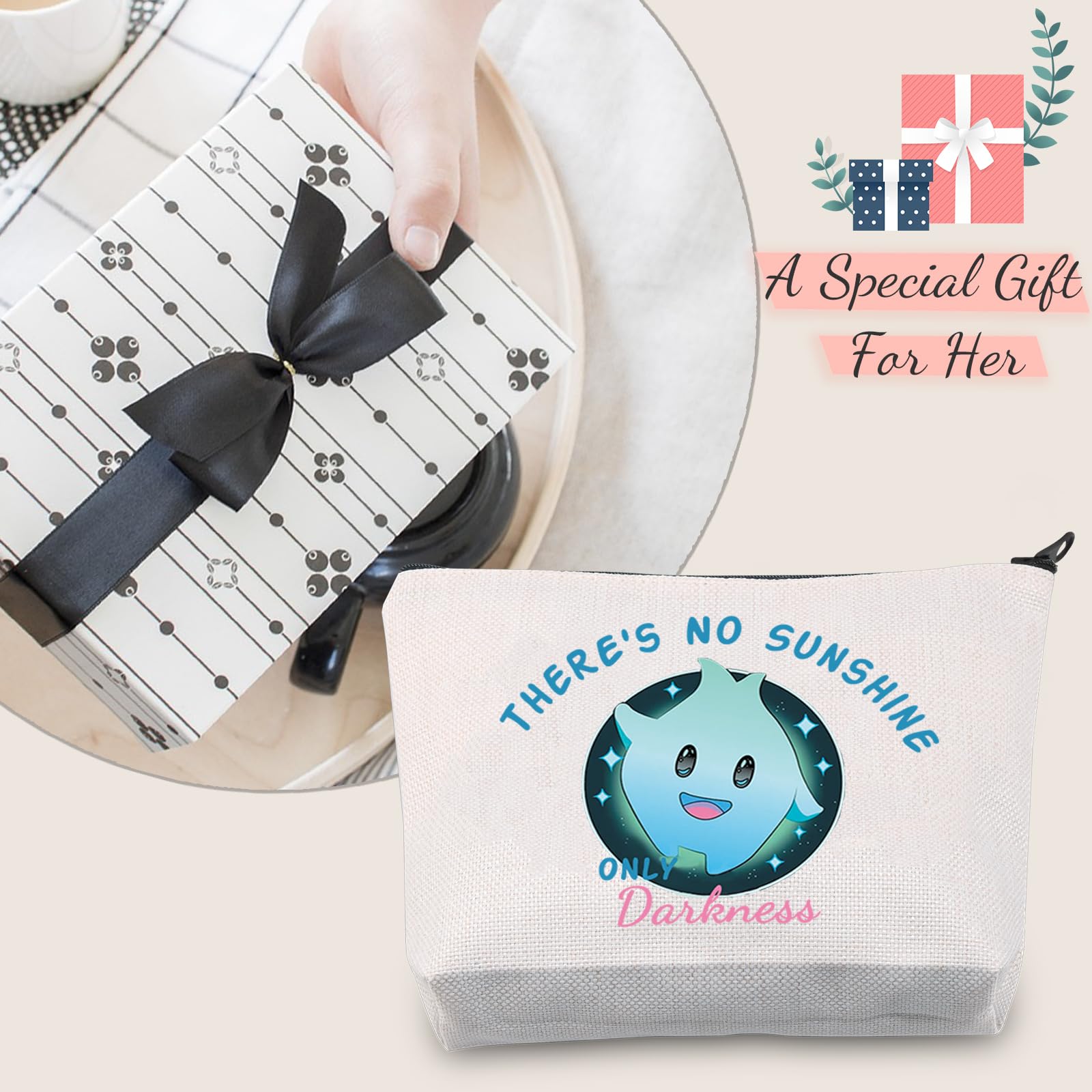 Luna Star Cosmetic Bag - No Sunshine Only Darkness Themed Makeup Pouch for Movie Lovers | Lumalee Blue Anime Inspired Gift | Perfect for Travel, School & Cosplay Accessories