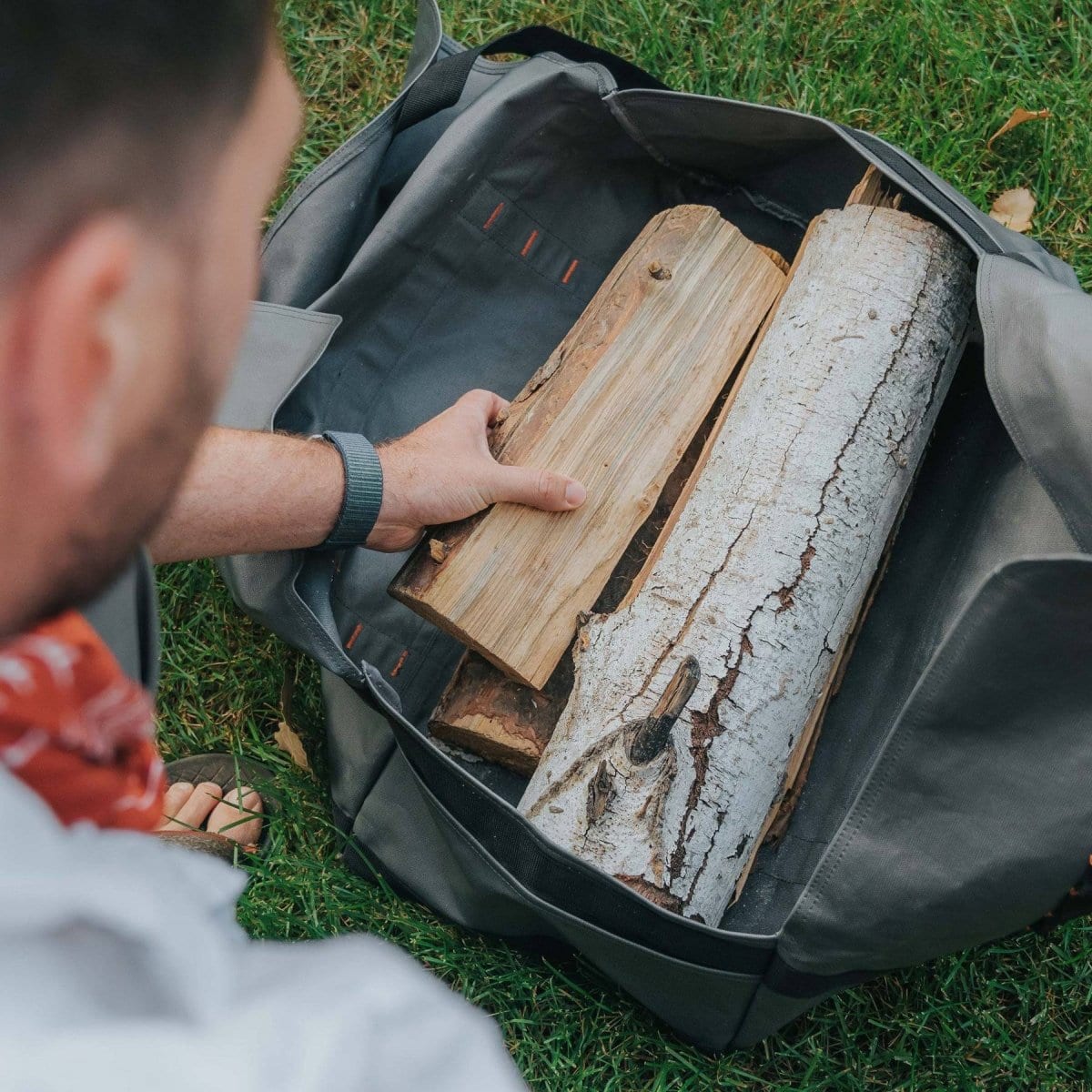 Portable Fire Pit Carry Bag - Heavy Duty Waterproof Storage Case for Outdoor Camping, Backyard, Picnic & Travel Accessories