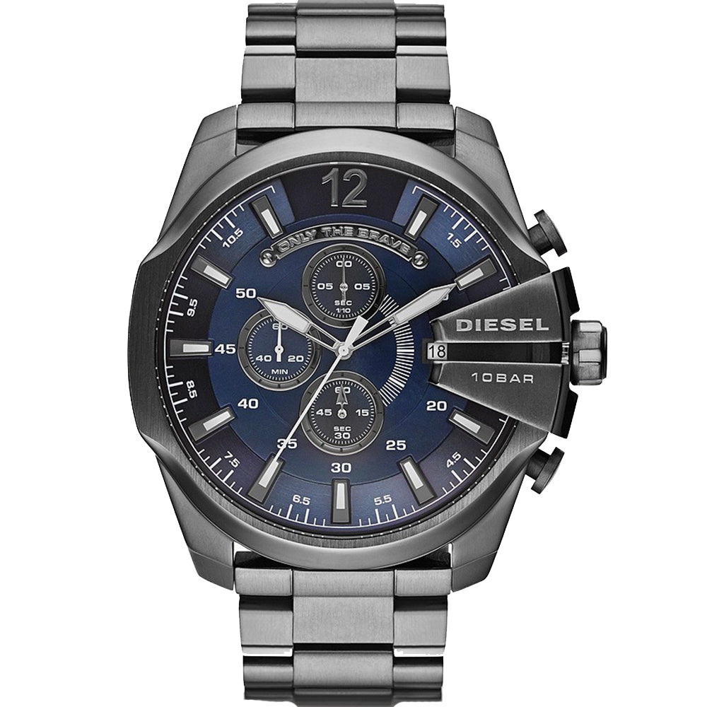 Diesel DZ4329 Mega Chief Chronograph Men's Watch - Stylish Analog Quartz Wristwatch for Casual & Business Wear