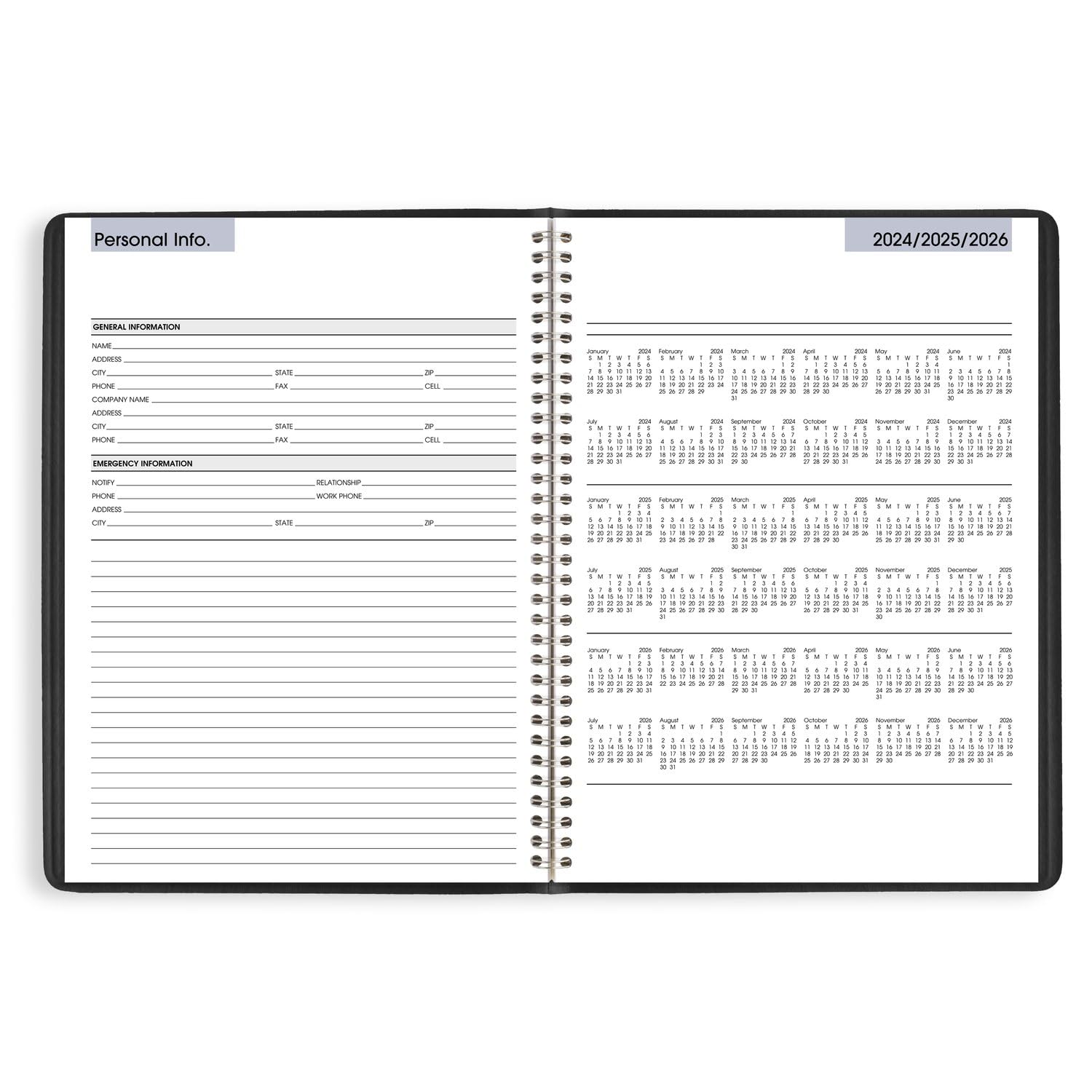AT-A-GLANCE 2025 Weekly Appointment Book Planner - 8
