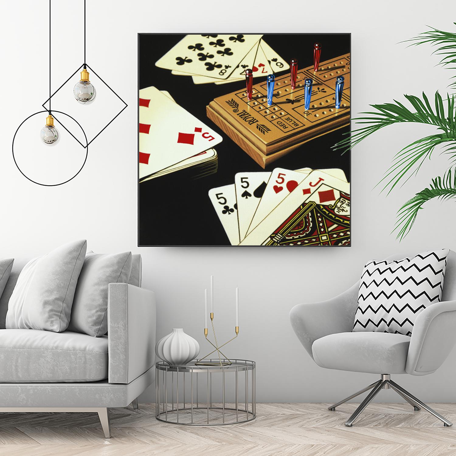 Premium Wooden Cribbage Board Set with 9-Pegs & Metal Pegs - Classic Cribbage Game for Adults & Family Game Night - Perfect for Travel, Camping & Indoor Entertainment